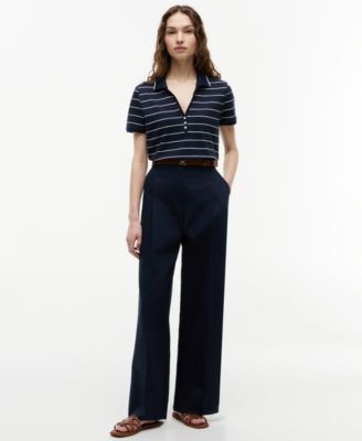 Women's Henley Polo Shirt