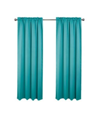 100% Polyester Twilight Blackout Rod Pocket Curtain Panel