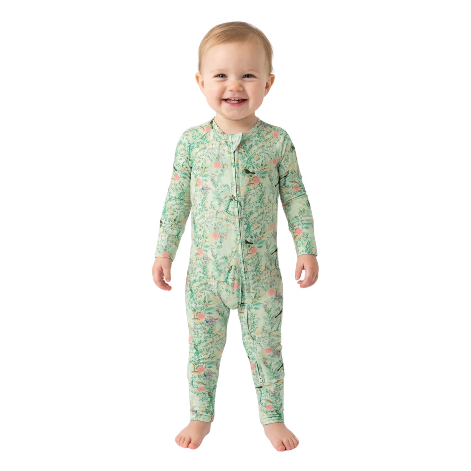Baby Girls Sage Blossom Bamboo Sleeper