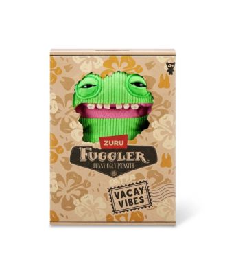 Vacay Vibes Smiley O Riley Green Funny Ugly Monster Plush Toy 9 Inch