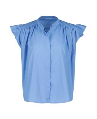Women's BISHOP + YOUNG Camryn Flutter Sleeve Poplin Top