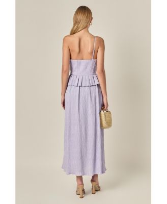 Women's Ruffled Tube Top Dress