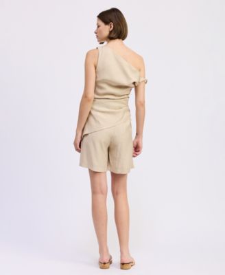 Women's Selma Mid-Rise Pleated Shorts