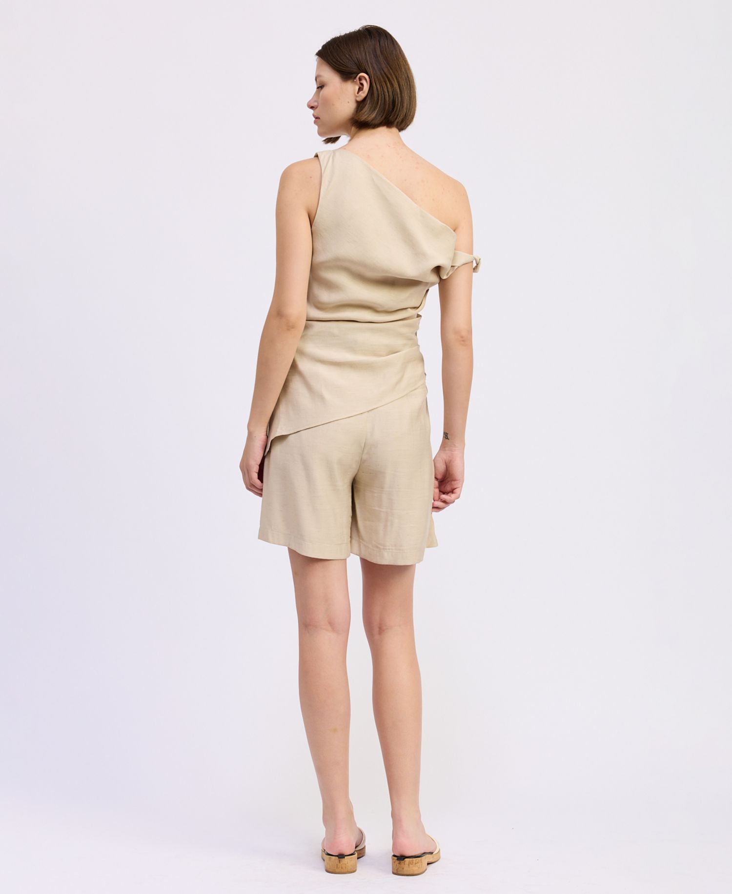 Women's Selma Mid-Rise Pleated Shorts
