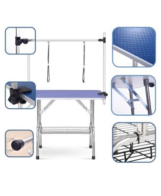 42" Large Heavy Duty Pet Grooming Table for Dogs and Cats with Adjustable Arm