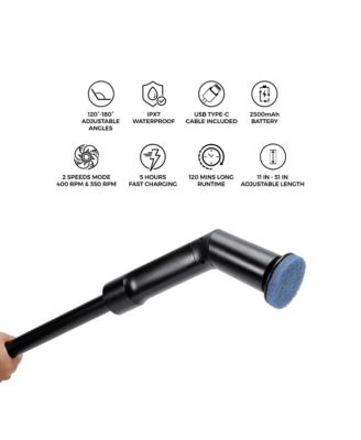 Ultimate Home Cleaning Bundle – Rechargeable Scalable Scrubber Brush  Automatic Toilet Bowl Cleaner Tablets