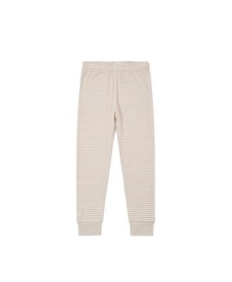Toddler Boys Oatmeal Stripe Bamboo Pajama Set