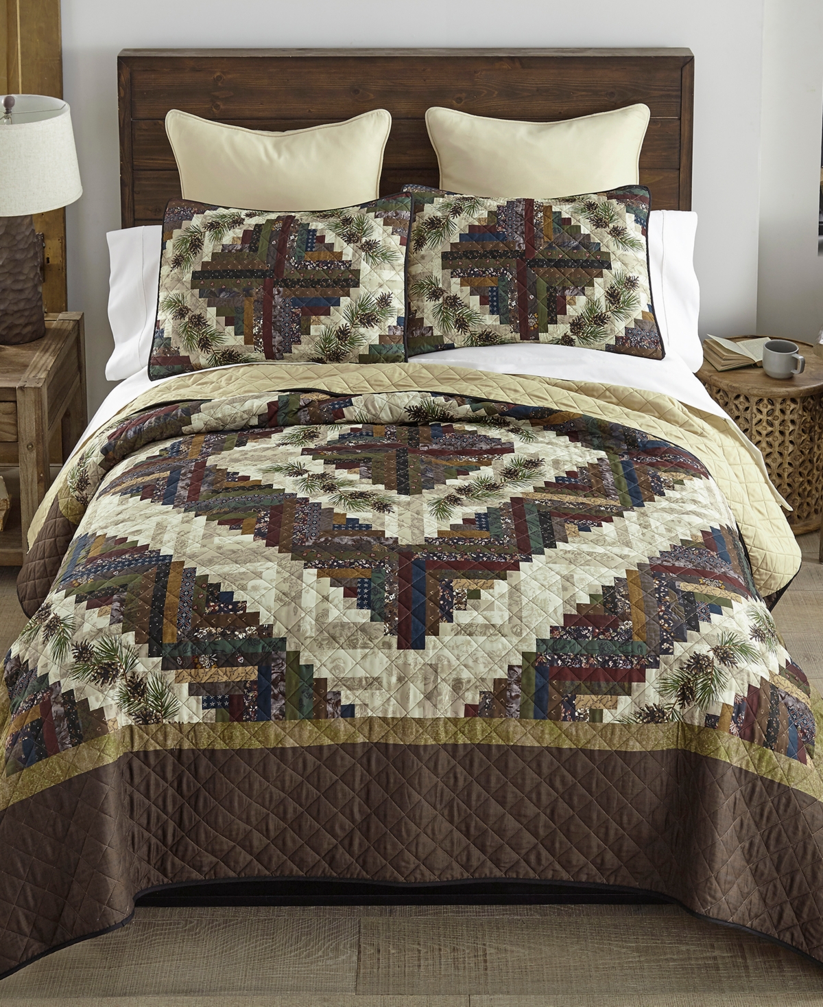 Donna Sharp Whitley Diamond 3-Pc. Quilt Set