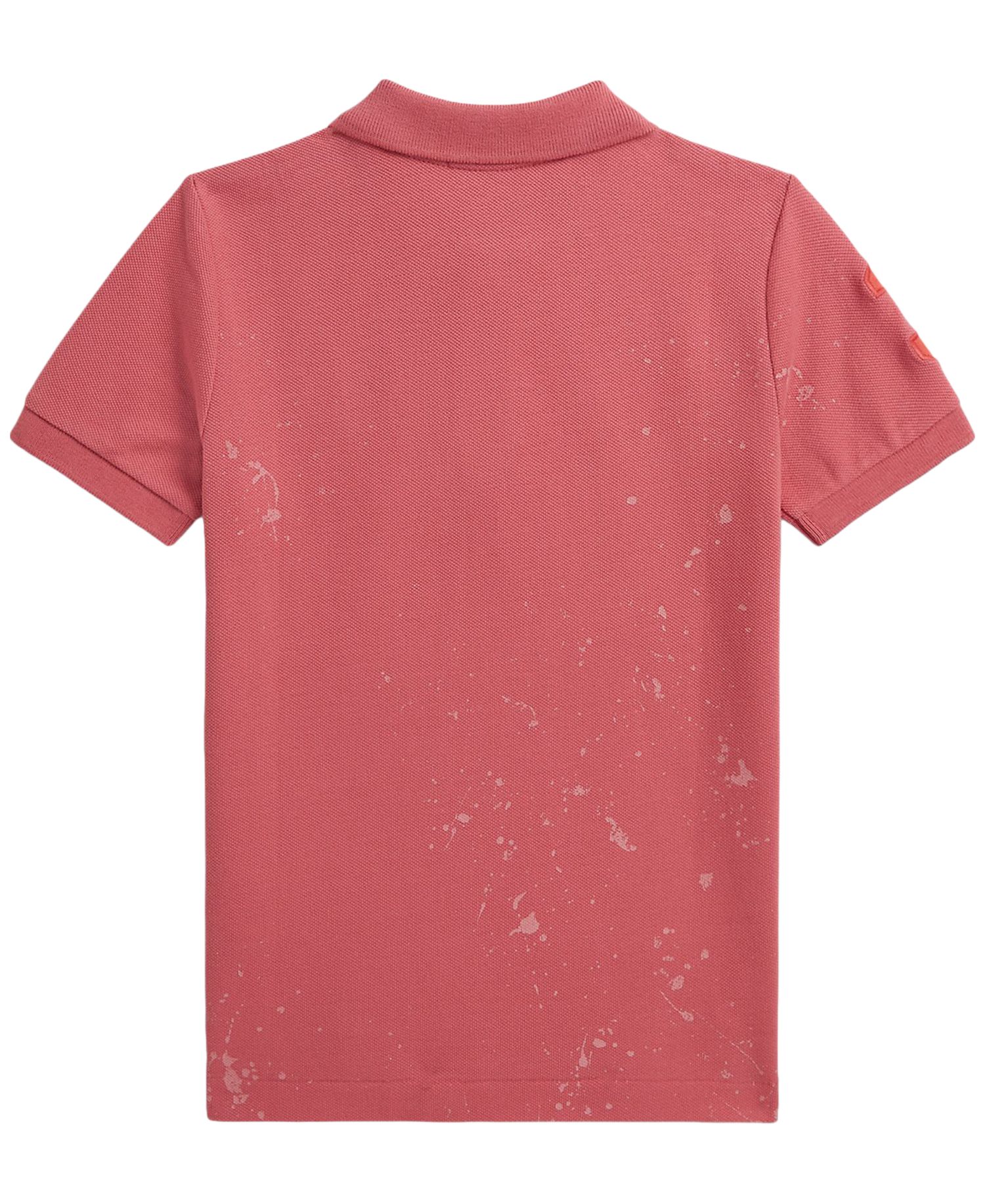 Boys' 2-7 Big Pony Paint-Print Mesh Polo Shirt