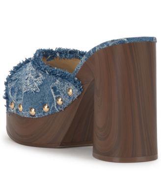 Jessica Simpson Women's Cezia Wooden Platform Sandals - Macy's