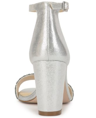 Women's Sahino Block Heel Rhinestone Dress Sandals