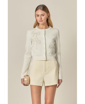 Women's Bow Detail Cardigan