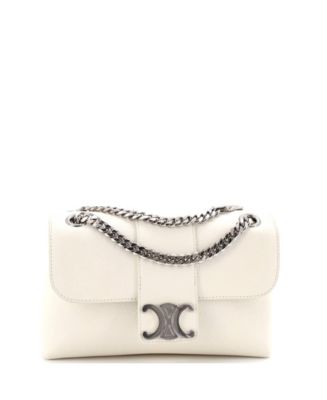 Pre-Owned Celine Teen Victoire Flap Shoulder Bag Leather - Macy's
