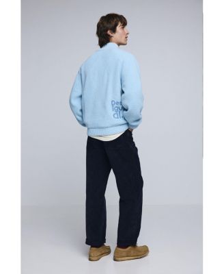 Men's Double zipper knit sweater