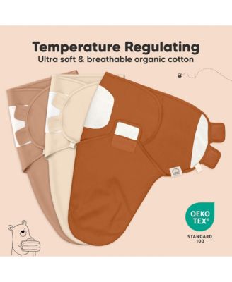 3pk Soothe Baby Swaddle, Organic Baby Swaddle Sleep Sacks, Newborn, Infant Swaddle Sack