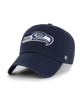 Men's College Navy Seattle Seahawks Clean Up Adjustable Hat