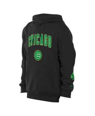 Men's Black Chicago Cubs 2026 St. Patrick's Day Fleece Hoodie