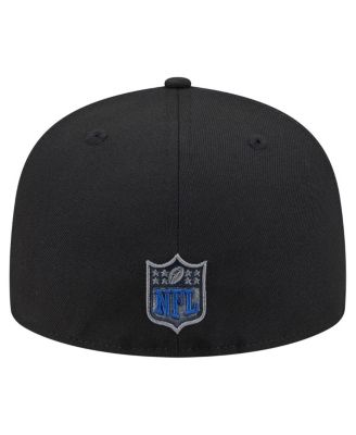 Men's Black Indianapolis Colts Color Pop 59FIFTY Fitted Hat