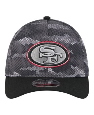 Men's Black San Francisco 49ers Camo A-Frame 39THIRTY Flex Hat