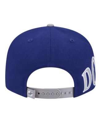 Men's Royal/Gray Los Angeles Dodgers Stretched Two-Tone 9FIFTY Adjustable Hat