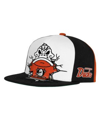 Big Boys and Girls Orange Anaheim Ducks Mascot Snapback Hat