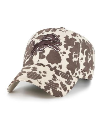 Women's Natural Detroit Lions Bessie Clean Up Adjustable Hat