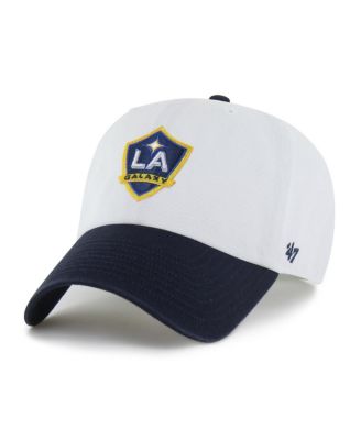 Men's White LA Galaxy Two-Tone Clean Up Adjustable Hat
