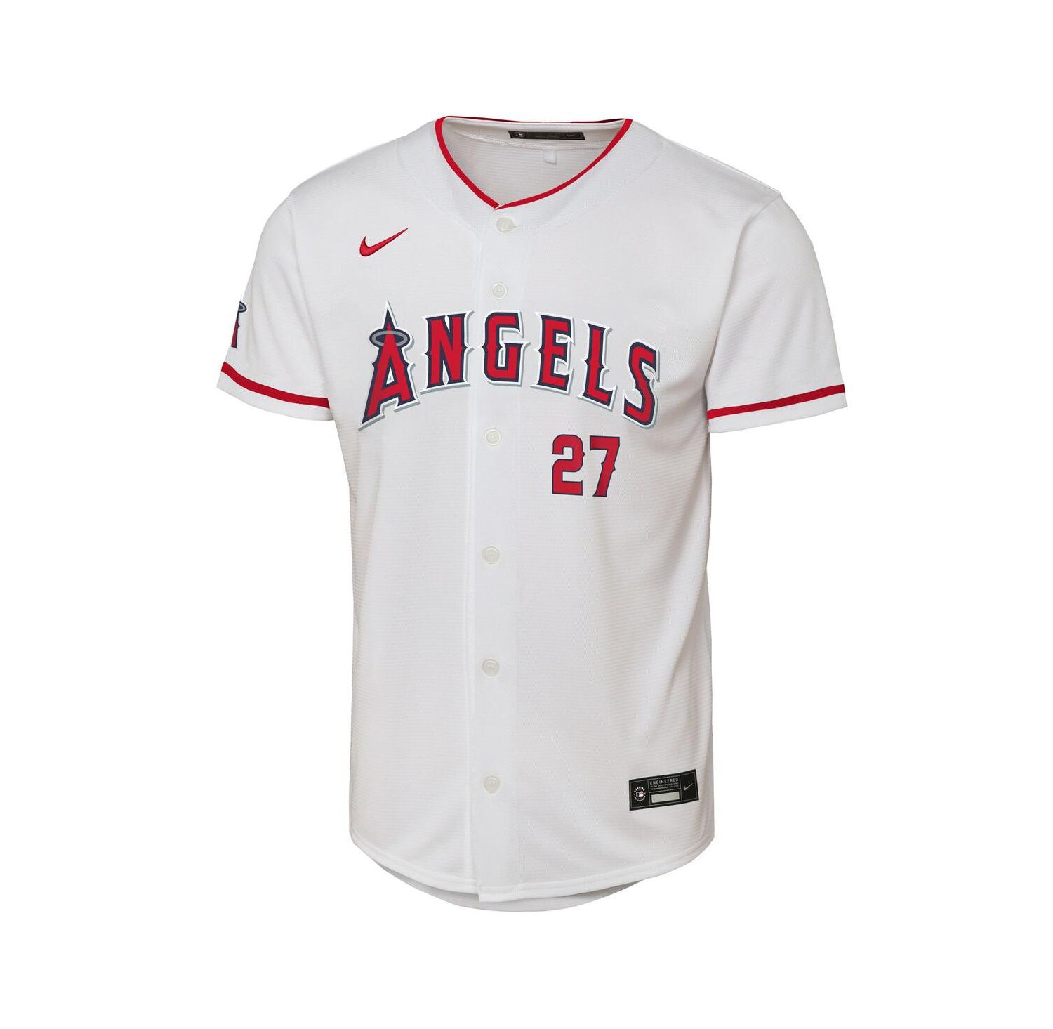 Big Boys and Girls Mike Trout White Los Angeles Angels Home Stadium Player Jersey