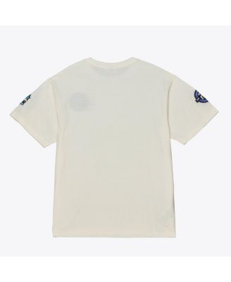 Men's Cream Orlando Magic Hardwood Classics Chainstitch Premium T-Shirt