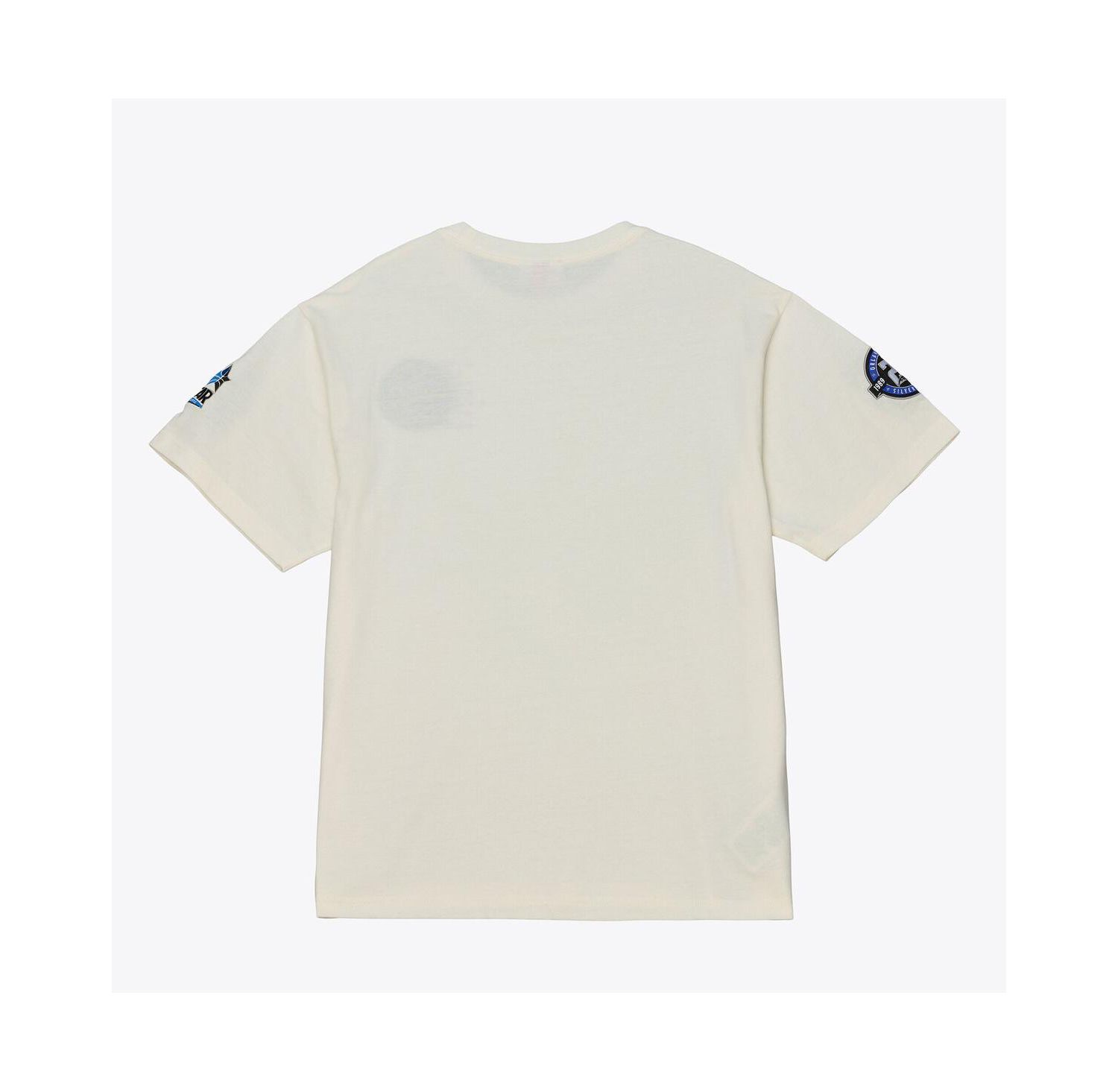 Men's Cream Orlando Magic Hardwood Classics Chainstitch Premium T-Shirt