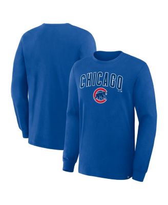 Men's Royal Chicago Cubs Lock-Up Legacy Long Sleeve T-Shirt