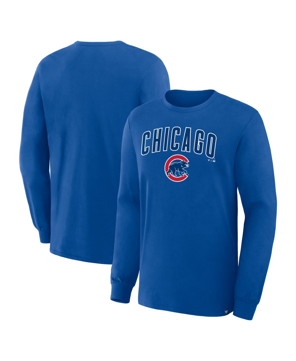 Fanatics Men's Royal Chicago Cubs Lock-Up Legacy Long Sleeve T-Shirt - Royal