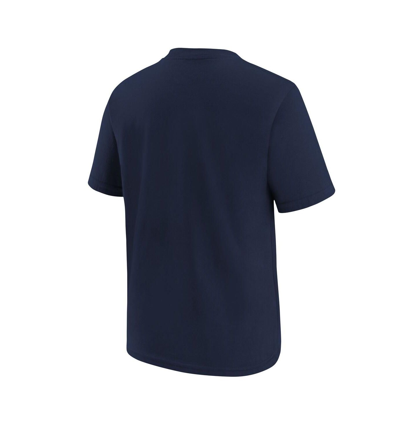 Детская футболка Nike Athletic Navy New York Yankees Wordmark — фото 2