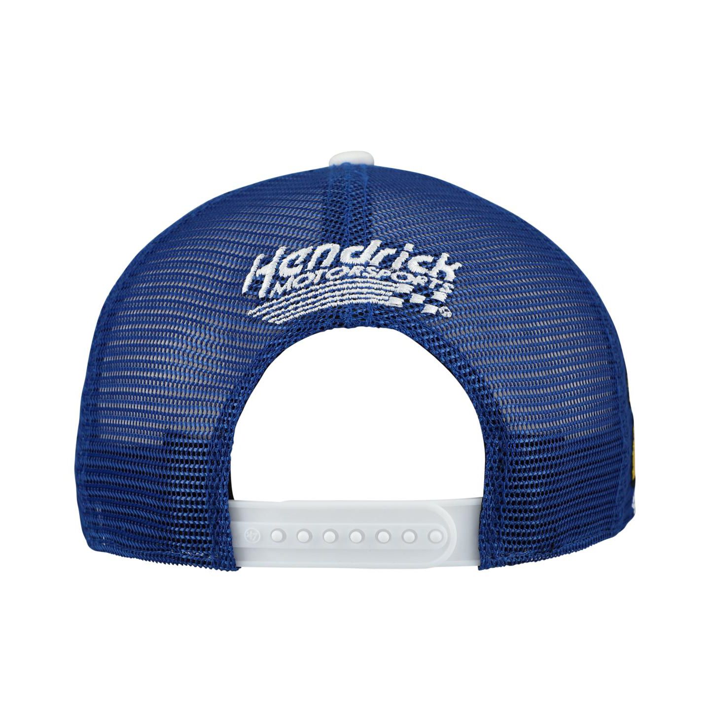 Мужская кепка '47 Brand White Jeff Gordon Mesh Rope Adjustable Hat — фото 2