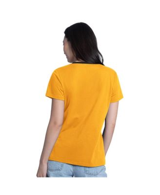 Women's Gold Christopher Bell Best Team V-Neck T-Shirt