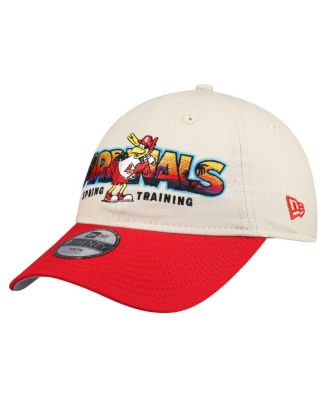 Big Boys and Girls Stone/Red St. Louis Cardinals 2026 Spring Training Fan Pack Batter 9TWENTY Adjustable Hat