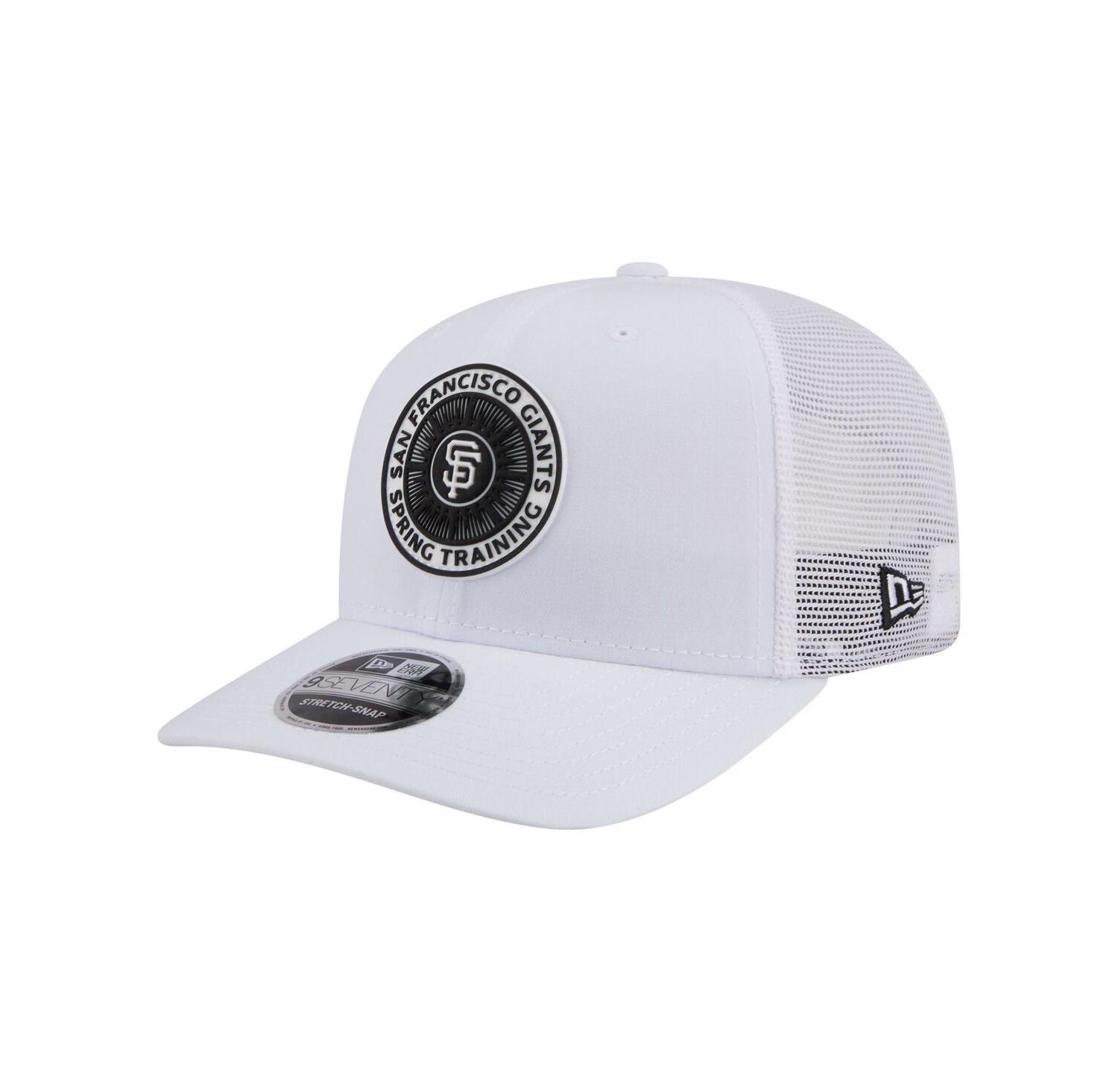Men's White San Francisco Giants 2026 Spring Training Fan Pack 9SEVENTY Adjustable Trucker Hat