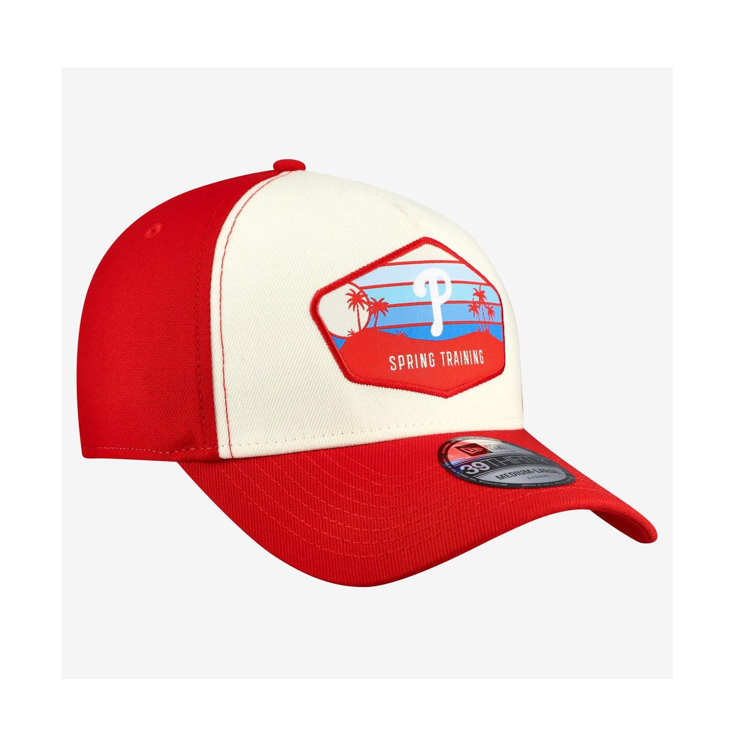 Мужские головные уборы New Era Stone Philadelphia Phillies 2026 Spring Training Fan Pack Gradient 39THIRTY Flex Hat — фото 3