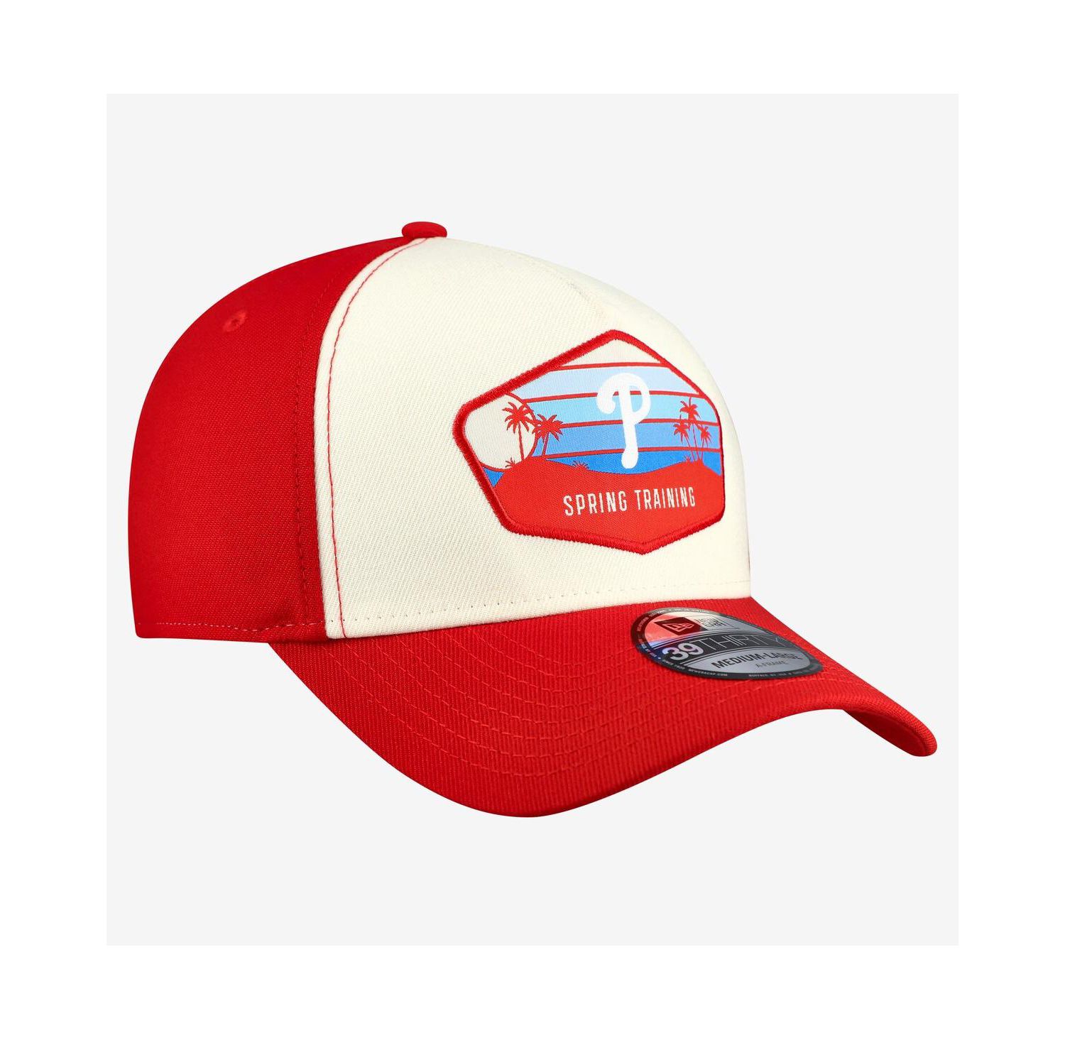 Men's Stone Philadelphia Phillies 2026 Spring Training Fan Pack Gradient 39THIRTY Flex Hat