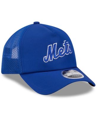 Men's Royal New York Mets 2026 Batting Practice Alternate Apex 9FORTY Adjustable Hat
