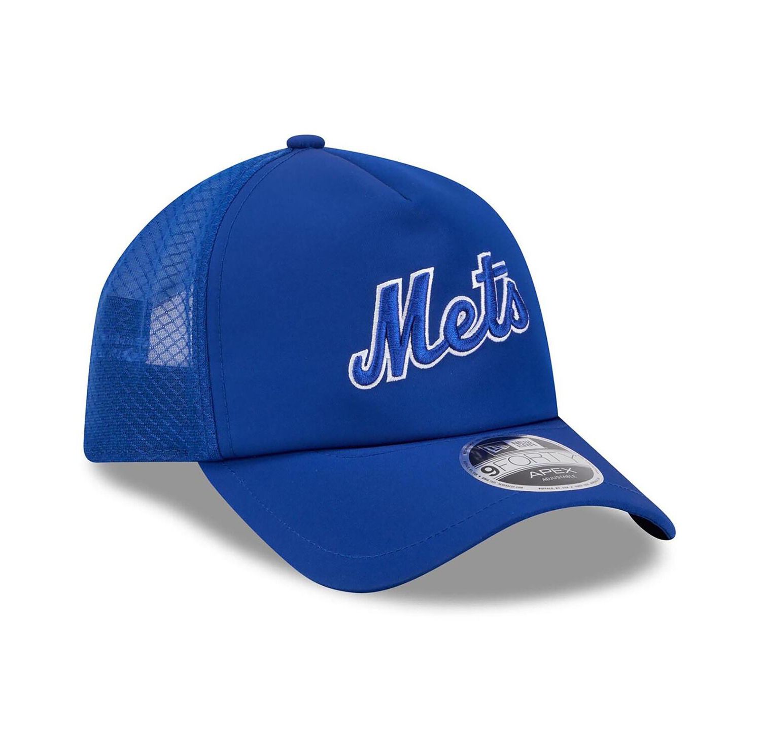 Men's Royal New York Mets 2026 Batting Practice Alternate Apex 9FORTY Adjustable Hat