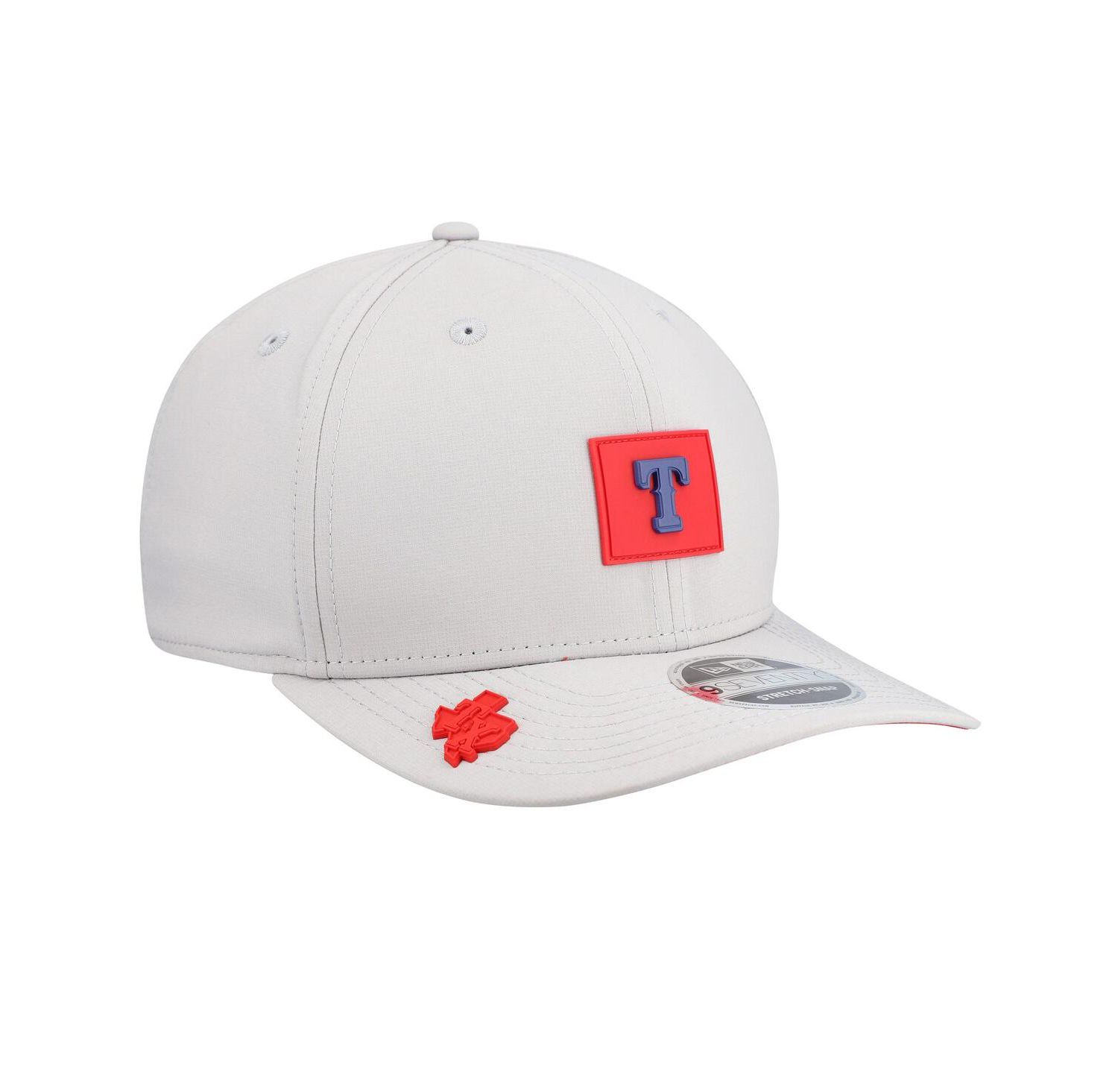 Men's Gray Texas Rangers 2026 Clubhouse 9SEVENTY Adjustable Hat