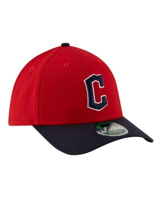 Men's Red Cleveland Guardians Player Replica 39THIRTY M-Crown Flex Hat