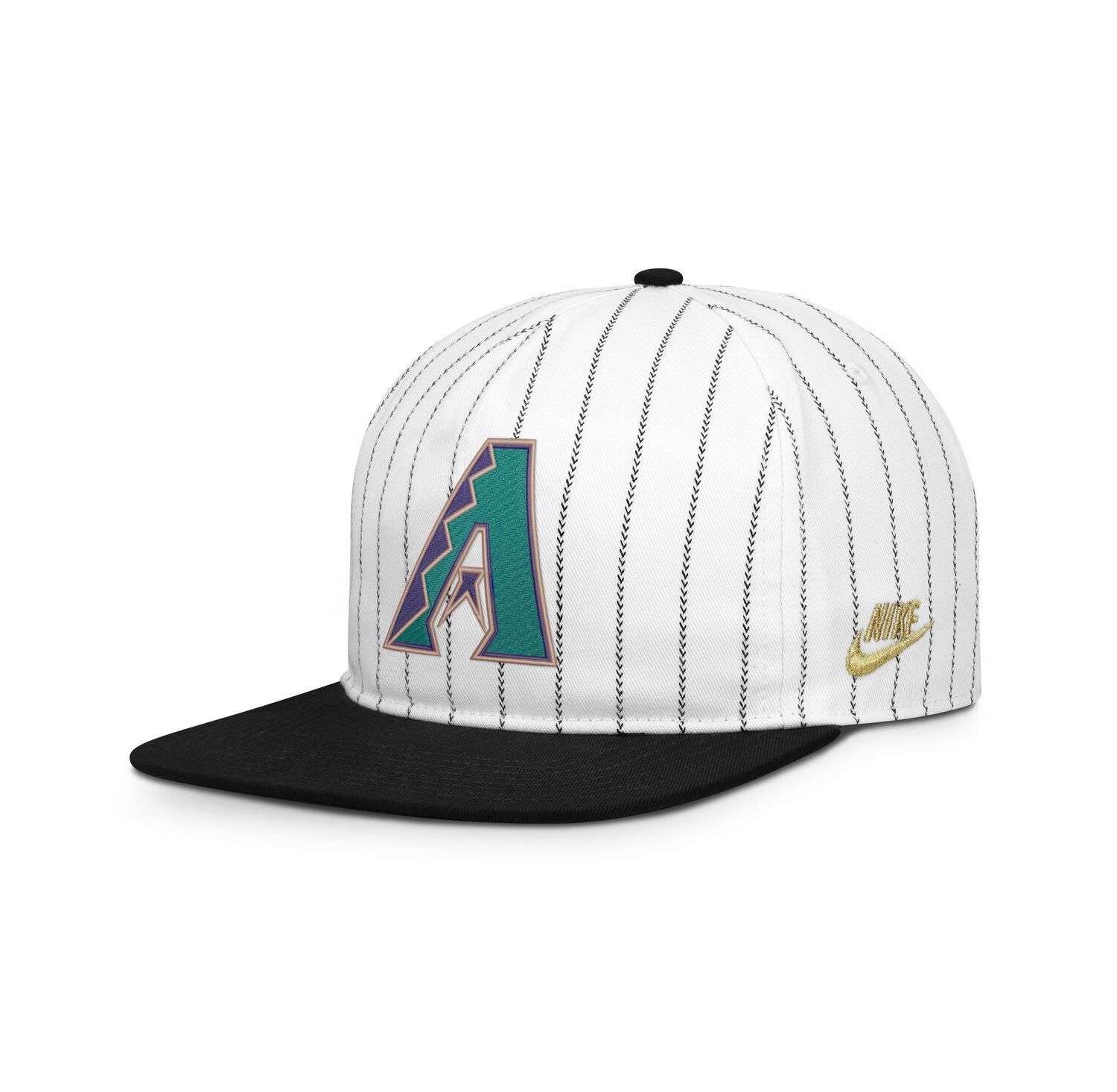 Men's White/Black Arizona Diamondbacks Cooperstown Collection Pro Adjustable Hat