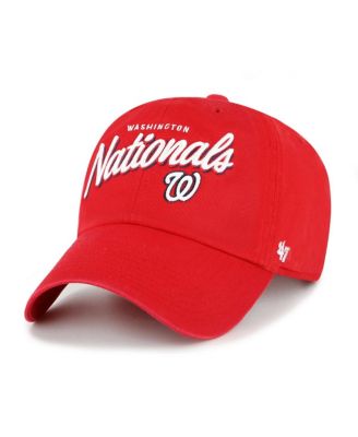 Women's Red Washington Nationals Ariana Clean Up Adjustable Hat