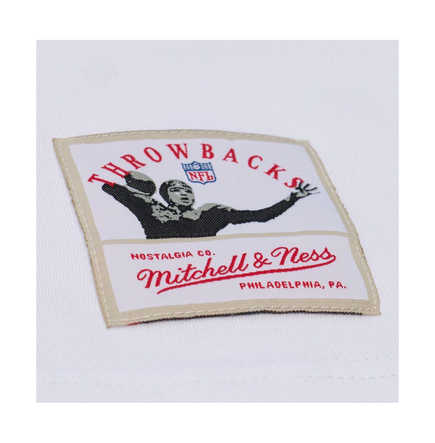 Мужская футболка Mitchell & Ness White Philadelphia Eagles Arctic — фото 2