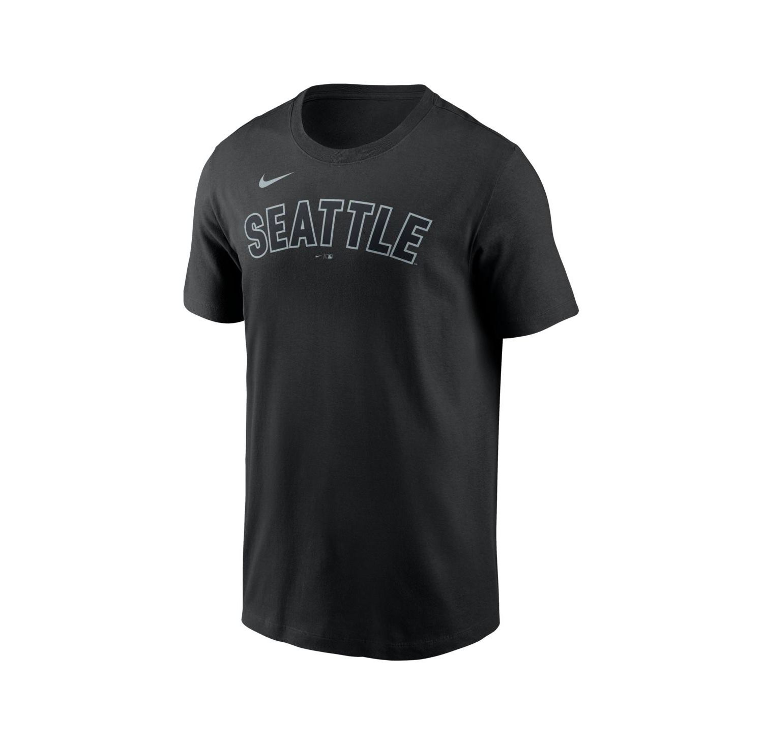 Men's Black Seattle Mariners Alternate Wordmark T-Shirt