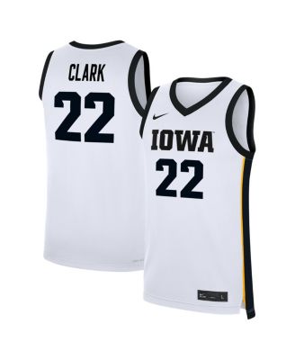 Men's Caitlin Clark White Iowa Hawkeyes Home Women's Basketball Replica Jersey
