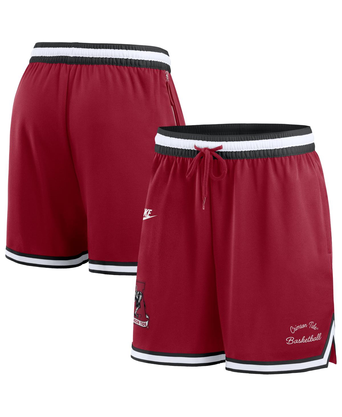 Nike Mens Crimson Alabama Crimson Tide Legacy Drifit Basketball Shorts  Crimson Black