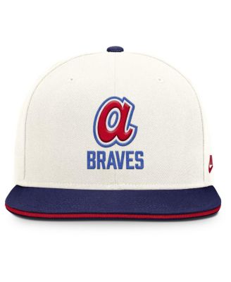 Men's Cream/Royal Atlanta Braves Cooperstown Pro Dri-FIT Snapback Hat
